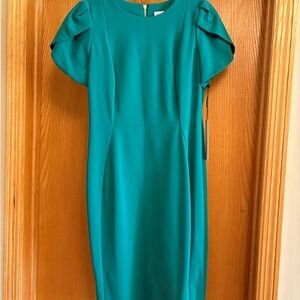Calvin Klein Teal Midi Dress